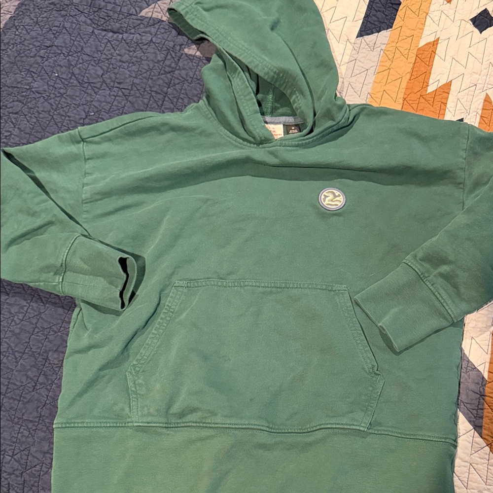 Green Hooded Boys Sweatshirt Patagonia